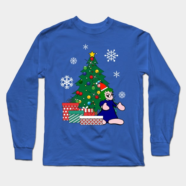 Lemmings Around The Christmas Tree Long Sleeve T-Shirt by Nova5